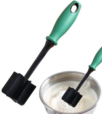 Heat Resistant Meat Masher - Non Stick 6 Curve Leaves Meat Chopper, Tool Ground Beef | Handheld Beef Grinder, Meat Spatula Smasher Cooking, Multipurpose Meat Chopper for Hamburger Ground Turkey
