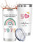 GiftGem 50th Birthday Gift for Women - 50th Birthdays Creative Travel Mug, Interesting Personalized Mug, Bron in 1975 Birthday Gift for Mum Grandma Wife Daughter Sister Best Friend