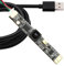Svpro Module de caméra USB 8 MP avec microphone, caméra de gravure laser grand angle de 102 degrés pour Lightburn, mise au point fixe 4K UVC webcam pour ordinateur, Raspberry Pi