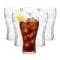 Van Well Coca-Cola Konturglas 6er Set – 0,30 l Gläser geeicht mit geprägtem Schriftzug – Spülmaschinengeeignet – Klassisches Softdrinkglas im Retro-Design