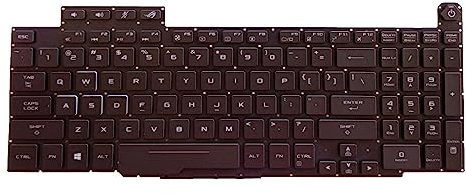Kalttoy Tastiera inglese per notebook US Tastiera retroilluminata per Zephyrus per M G-M501