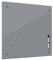 Bilderdepot24 Memoboard 40 x 40 cm | Farben | Grau | abwaschbare einfarbige Glas-Magnettafel mit Halterung Magneten Stift 1300a