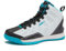 AND 1 Kinder Show Out Basketballschuh, (Weiß/Schwarz/Blaugrün), 38 EU