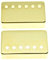 Dopro Set of 2 Metal Humbucker Guitar Pickup Cover Brass Humbucker Pickup Covers 50mm/52mm Pole Spacing for Epiphone Les Paul Gold
