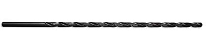 Presto 050005.0250.0 High Speed Steel Extra Long Drill, 5.00 mm Diameter, 250 mm Length, 200 mm Flute Length