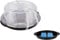 APS Thermo Tray Set, set composto da 1 vassoio robusto, 1 vassoio in acciaio inossidabile, 2 accumulatori di raffreddamento, 1 cofano di freschezza, Ø 35 cm, altezza 15 cm, nero