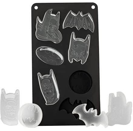 Cinereplicas DC Comics - Cubo de hielo y molde de chocolate - Batman - Licencia oficial