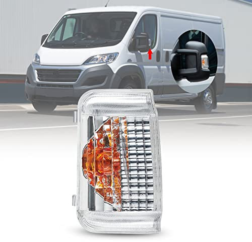 Tula Motoren Seitenblinker Außenspiegel Spiegel Blinker für Citroen Jumper 04/2006-UP FIAT Ducato (250) 2006-UP PEUGEOT Boxer 2006-UP links single Klar Linse KEIN HABEN W16W L:71748255;6325H3