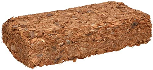 KOTARBAU® Bloque de Fibra de Coco Natural sin turba, Sustrato ecológico 1 x 500 g – 5 l, Sustrato Universal, Fibra Coco, Tierra para Plantas, Bloque de Fibre de Coco