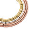 PandaHall 1185pcs 4mm Flat Round Spacer Beads Golden & Silver & Rose Gold Electroplate Synthetic Hematite Heishi Beads Metal Coin Disc Loose Beads for DIY Bracelet Necklace Jewelry Making