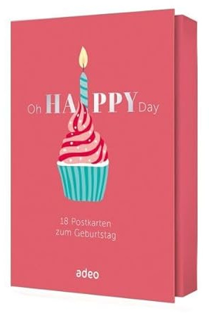 Oh Happy Day - Postkartenset: 18 Postkarten zum Geburtstag