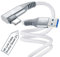 SWECENT Link Cable 5M,Virtual Reality Headset Cable Compatible with Meta/Quest 3/Quest 2/Pro,Pico 4 and Steam VR,High Speed Data Transfer Fast Charging USB 3.0 to Type C Cable for Gaming PC.-White