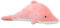 Surakey Peluche a forma di delfino, 30 cm, con simpatico delfino, cuscino di peluche a forma di delfino, per bambini, ragazze, ragazzi, amici, rosa