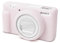 Rieibi ZV-1F Case, Soft Silicone Protective Case for Sony ZV1F/ZV-1M2/ZV-1 Mark II Vlog Camera, Lightweight ZV1F Case - Pink White