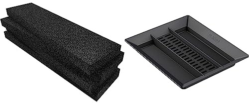 BLANCO 524226 x Abfallsystem-Zubehör, 1 V, Schwarz, 170 x 90 x 22 MM &, Kunststoff, 524220 AktivBio Deckel für 8 Liter Eimer, passend für die Abfallsysteme BLANCO SELECT und FLEXON II
