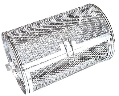 Colcolo Jaula para Hornear asado Canasta de Papas Fritas Rejillas para Horno Freidora de Aire giratoria Jaulas para Horno Jaula giratoria Tambor