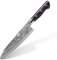 FINDKING 8-Zoll Gyuto Kochmesser, Rasiermesserscharfe Damaststahlkante Küchenmesser, Vielseitiger Japanischer Schneidebegleiter, Professionelles Küchen-Essential (Raben-Serie)