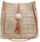 Bauch Taschen Für Jungs Sommer Quaste Holzkugel Wild Umhängetasche Strand Freizeittasche Aigner Taschen Damen (Brown, One Size)