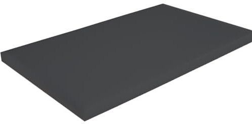 Tagliere Gastro in plastica PP – Tagliere professionale igienico in diversi colori e dimensioni (500 x 300 x 20 mm e 600 x 400 x 20 mm) HACCP tagliere da cucina (nero, 500 x 300)