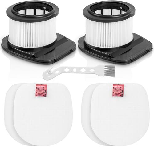 HOUSEMAX Replacement Filters for Shark Cordless vacuum Anti Wrap Cleaner IZ201UK, IZ201UKT, IZ201UKTSB, IZ251UK, IZ251UKT, IZ380UK,IZ380UKT,IZ203UKRD,2 Washable HEPA Filter and 2 Foam & Felt Filters
