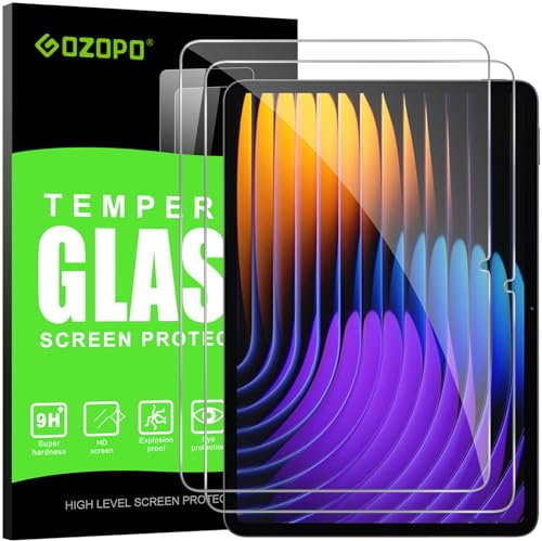 GOZOPO Protector de Pantalla para Xiaomi Pad 7 / Pad 7 Pro (11,2) 2024, Dureza 9H Película de Vidrio Templado