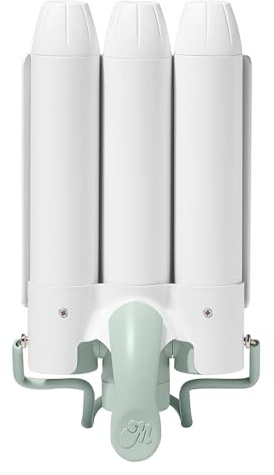 Mane 1.25 Jumbo Hair Waver Styling Attachment - 3 Barrel Hair Waver for Natural-Looking Waves, Frizz-Free Volume & Beachy Texture - Use with Power Bottom Base