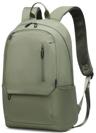 DTGN Sac à dos de voyage pour ordinateur portable, sac à dos décontracté, sac de week-end en nylon approuvé en avion résistant à l'eau pour homme et femme, vert, Tendance