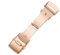 LANAPPTLTG Boucle de montre pliante de sécurité à Double pression en acier inoxydable, 16mm 18mm 20mm 22mm 24mm, adaptée à Seiko, accessoires de fermoir citoyen(Rose Gold,24mm)