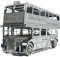 TQVLNMCR 3D Metal Puzzle London Bus Model Kits DIY 3D Laser Cut Assemble Jigsaw Toy