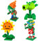 DKLQXCE Zombis y Plantas Bloques de Construcción, Juguetes de Rompecabezas, Adecuados para Fiestas, Interacciones Entre Padres e Hijos, Adecuados para Niños de 7 a 14 Años