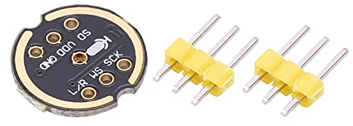 Hyuduo MEMS INMP441 Omnidirektionales Mikrofonmodul mit Stiften, Breitbandfrequenzgang für Natürliche Klangproduktion für -Projekte