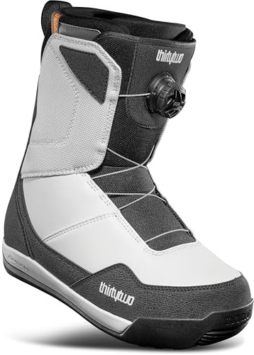 ThirtyTwo Shifty BOA Snowboardstiefel - Snowboardstiefel mit Dual-Zonen-Schnürung & griffiger Laufsohle - Schwarz/Weiß - Größe 42