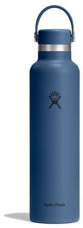 Hydro Flask – Standard Flex Cap 710 ml (24 oz) Bottle | Edelstahl, auslaufsicher, passend für Getränkehalter – Kalt 24 Std., heiß 12 Std. – Harbor Blue