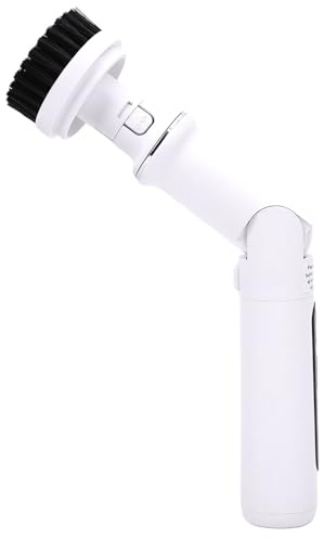 RiToEasysports Electric Scrubber, Cordless Cleaning Brush with 3 Speeds IPX6 Waterproof Cordless Scrubber for Homeowners Kitchen Bathroom Tile Floors Shoes Cleaning