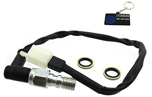 STONEDER Hydraulischer Bremslichtschalter für Yamaha WR250F WR450F, 90° Kopf, M10 x 1,25