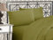 Elegant Comfort Luxuriöses 1500 Premium-Bettwäsche-Set aus Mikrofaser in Hotelqualität, dreireihig, Bestickt, weichstes 4-teiliges Bettlaken-Set, Knitter- und lichtbeständig, Queen, Salbeigrün