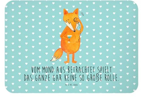 Mr. & Mrs. Panda Magnet Fuchs Lord - Geschenk, Motivation Spruch, tröstende Worte, Dekomagnet, Souvenir Magnet, Whiteboard Magnet, Pinnwandmagnet,