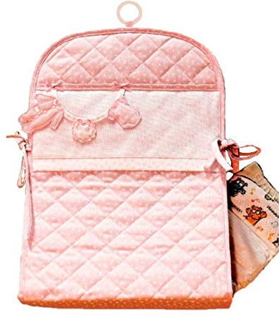 Filet - Porta Pannolini | Porta Pigiama | Organizer Da Appendere Per Fasciatoio E Cameretta, color Rosa