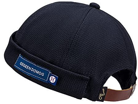 Clape Brimless Skull Watch Cap Rolled Cuff Harbour Hat Docker Leon Sailor Skullcap Beanie Hat