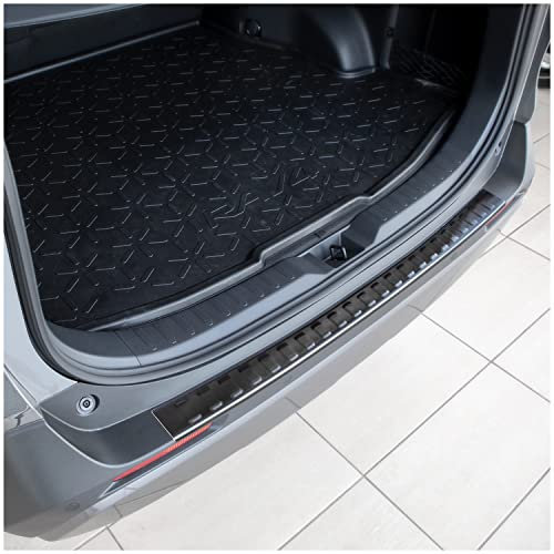 tuning-art L371 Edelstahl Ladekantenschutz passend für Toyota RAV4 5 XA5 2019-, Farbe:Anthrazit