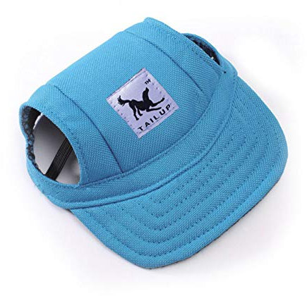 Egurs Hunde Baseballmütze Haustier Baseball Mütze Pet Eltern Kind Mütze,Blau S