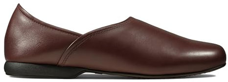 Clarks Harston Elite Mens Full Slipper 8 Burgundy