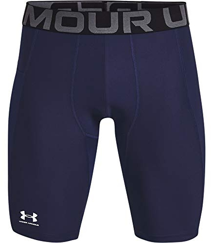 Men's Heatgear Compression Shorts Navy/White XS XS