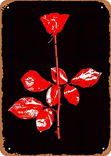 EICOCO Metallschild Band Depeche Mode 20,3 x 30,5 cm Retro Wanddekoration