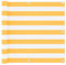 vidaXL Balkon Sichtschutz Bespannung Terrasse Windschutz Sonnenschutz Balkonbespannung Balkonverkleidung Weiß Gelb 90x500cm Oxford-Gewebe