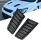 KYYET Universal ABS Air Flow Intake Scoop Turbo Bonnet Vent Hood Cover Trim Focus Fiesta RS ST MK2 Style Air Vent Hood (Gloss Black)