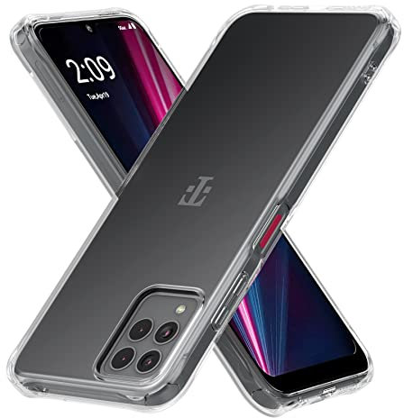 Foluu Für T-Mobile REVVL 6 Pro 5G Hülle, Für T-Mobile T Phone Pro 5G Handyhülle klar, Kratzfest Verstärkte Ecken TPU Gummi Weiche Haut Silikon Schutzhülle für Telekom T Phone Pro 5G