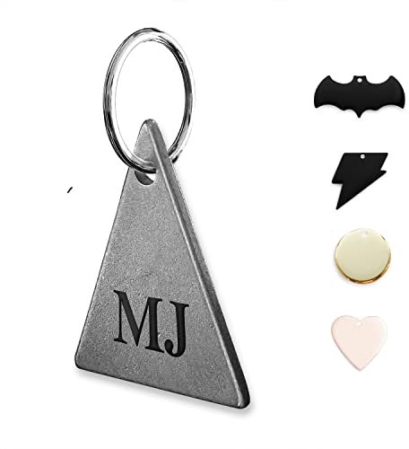 316 Acier Inoxydable de Qualité Chirurgicale Porte-adresse pour Médaille Chat Chien Identification Collier Nom Accessoires la Paque Signalétique D'animal de Compagnie Personnalisées Triangulaire