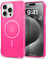 CYRILL by Spigen UltraSheer Mag Cover Compatibile con iPhone 15 Pro (2023) - Rosa Caldo