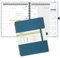 POPRUN Kalender 2025 Monatsplaner A4 (Jul.2024 - Dez.2025) - 18 Monate Monatskalender Ringbuch 26,5 x 21,5 cm - 1 Monat 4 Seiten, Softcover mit PU-Leder, 100 GSM Papier - Marineblau